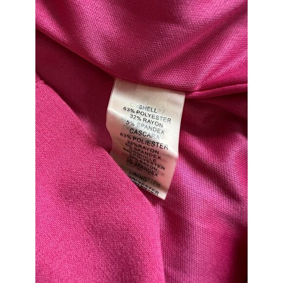 Vince Camuto Size 10 Women's Dress Fuchsia NWT Zippered Back Sheath Dress $128 - Picture 6 of 9